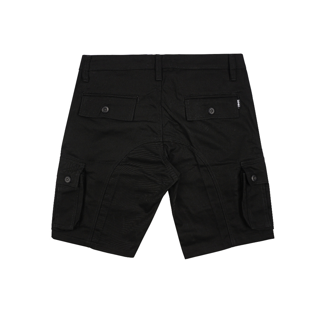 Troy Company Short Cargo Corvix Black - Celana Pendek Kargo Hitam CCTS 3619