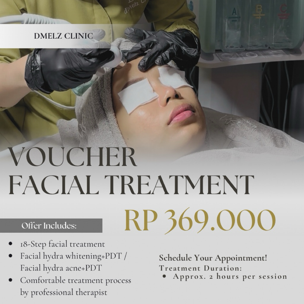 VOUCHER FACIAL HYDRA WHITENING DAN FACIAL HYDRA ACNE