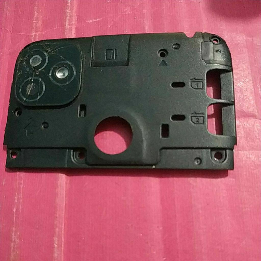 Penutup mesin Bekas itel vision 1 l6005 kaca kamera pecah