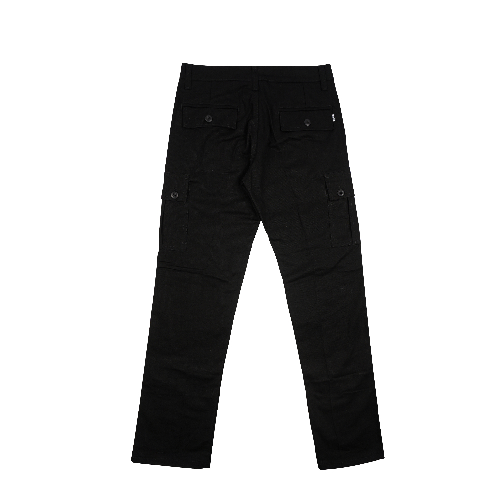 Troy Company Long Cargo Nortix Black - Celana Panjang Kargo Hitam CCTL 3620