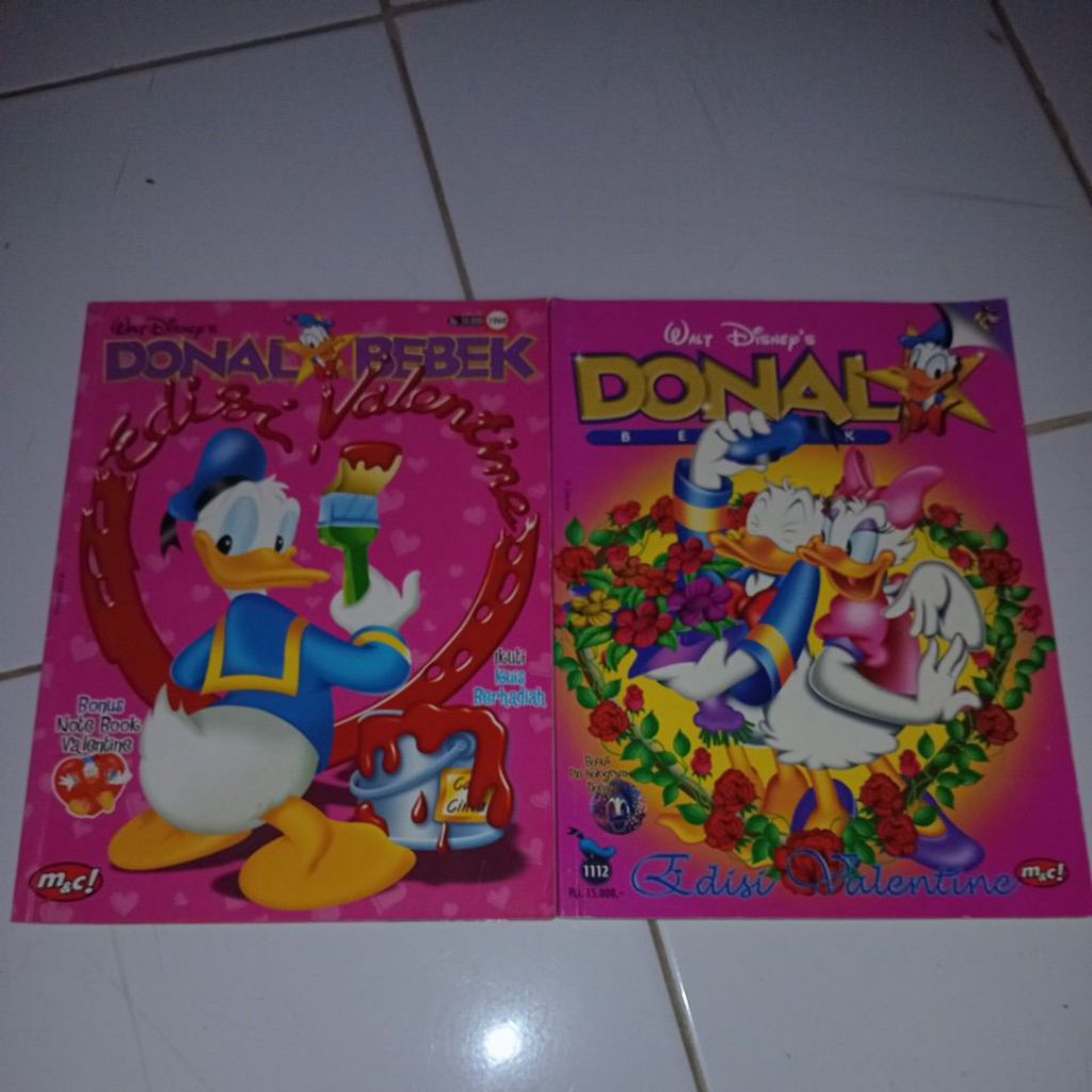buku donal bebek edisi valentine