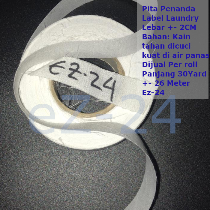 Pita Penanda Label Laundry Tahan Panas Dan Detergent