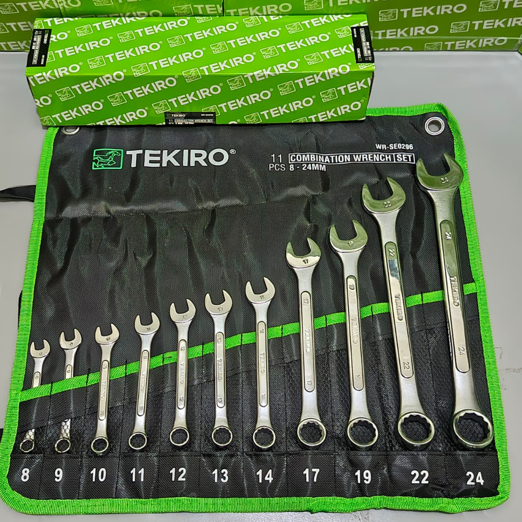 Tekiro kunci ring pas set 11pcs / ring pas 1set 8 - 24mm / konci ring pas 1set / original super kuat