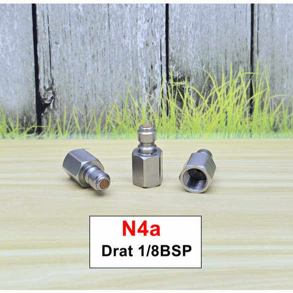 Adaptor Adapter Quick Fill / Quickfill HW100 FX BSA Evanix Daystate Dll Drat 1/8BSP 1/8 BSP ( N4a )