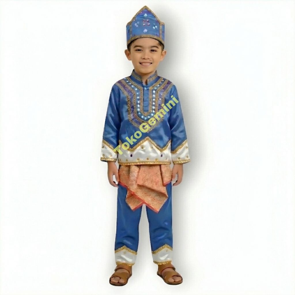 Baju Adat Gorontalo Anak / Baju Adat Gorontalo Anak Laki / Baju Gorontalo Anak Laki