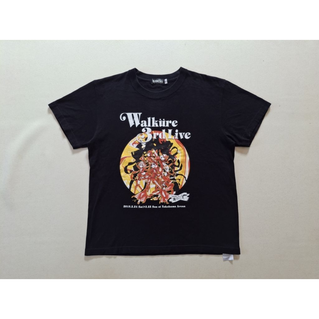 TSHIRT KAOS BANDAI WALKURE 3RD LIVE ORIGINAL 100%