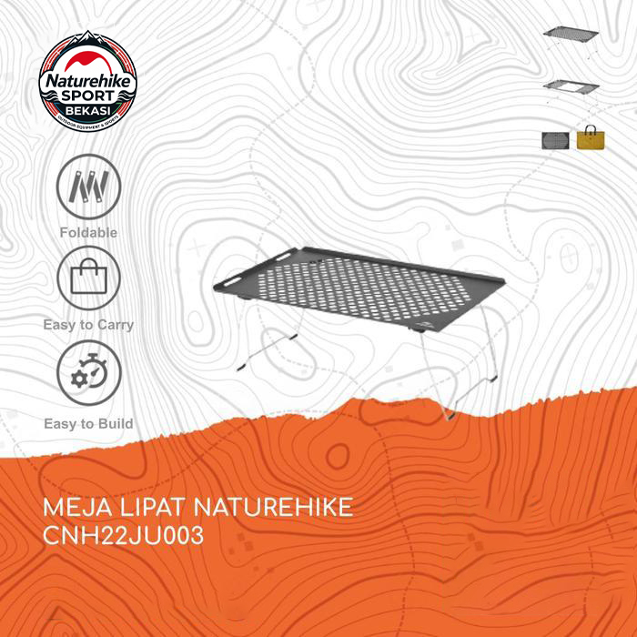 Naturehiike Sport - Meja Lipat Stainless Portable Outdoor Camping Cnh22Ju003