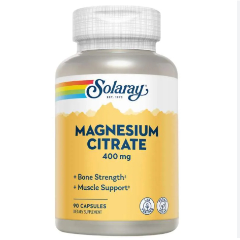 Solaray Magnesium Citrate Vitamin 400 mg
