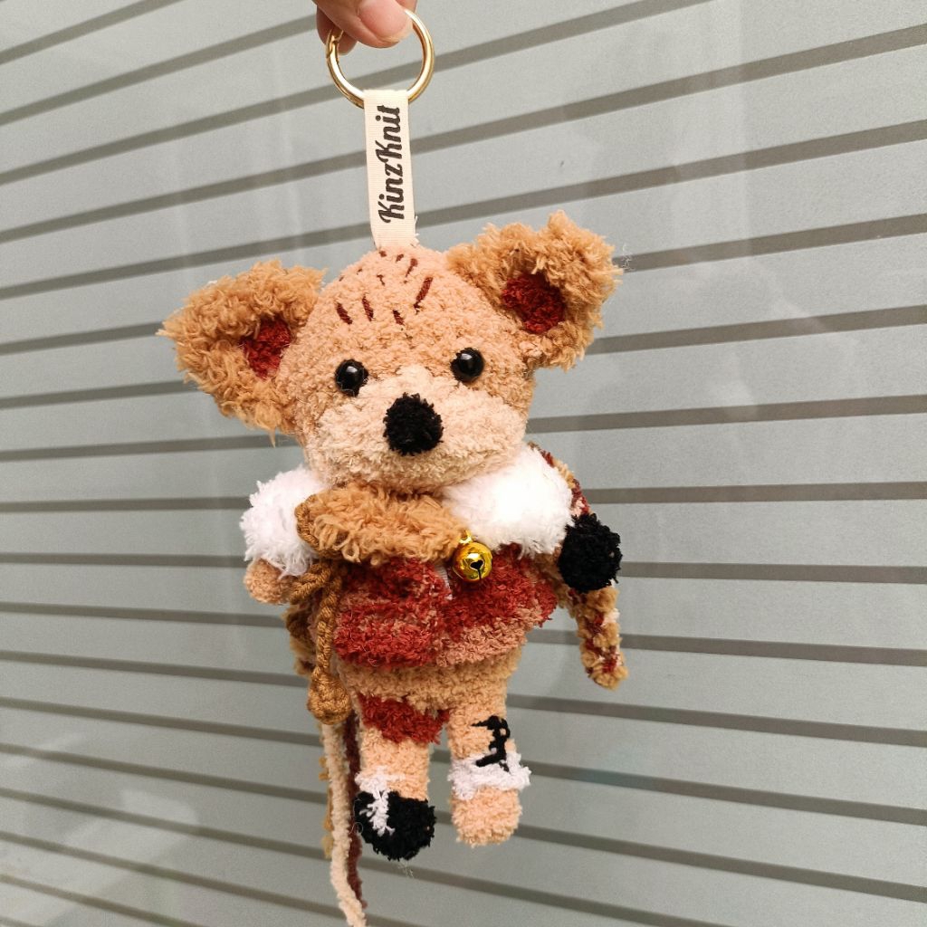 Handmade Crocheted Dolls BT.S army bomb Hirono costume