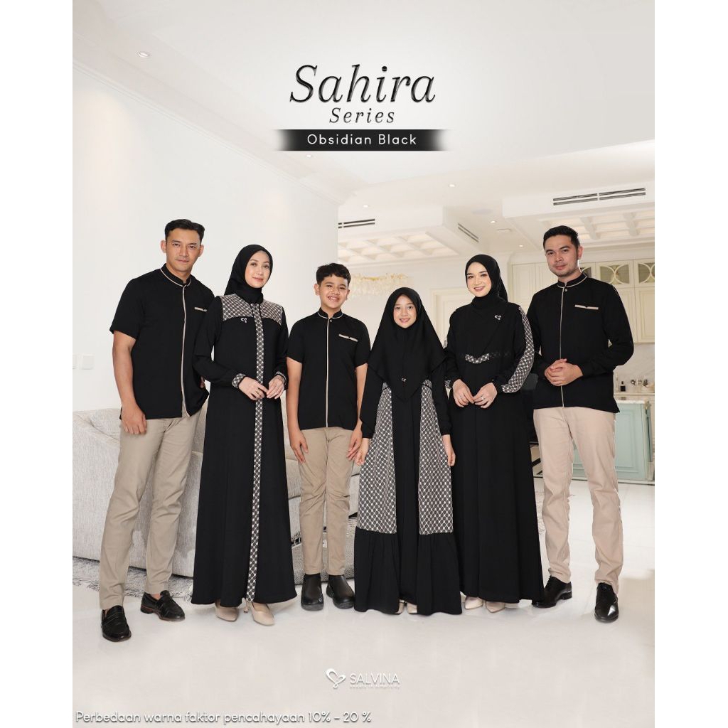 OBSIDIAN BLACK - SARIMBIT SAHIRA SERIES BY SALVINA HIJAB - SARIMBIT SALVINA HIJAB 2026