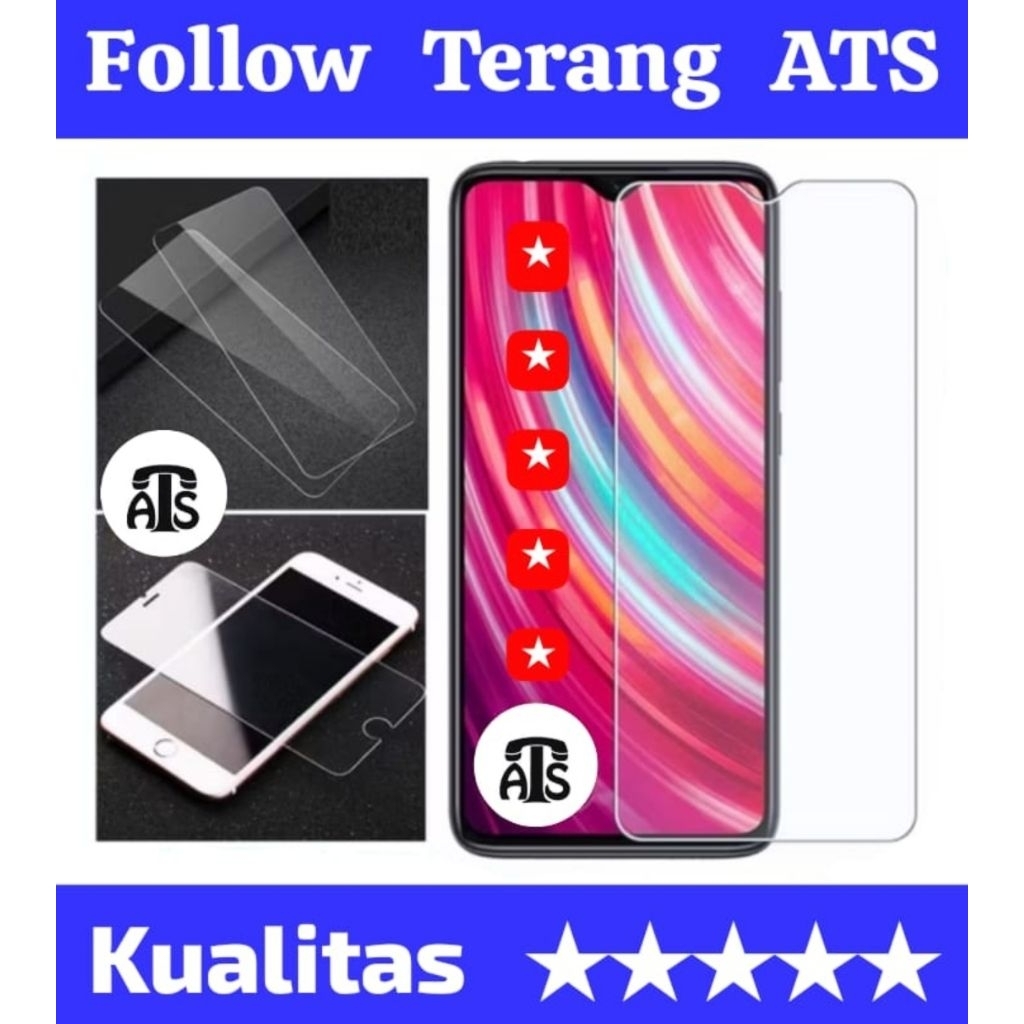 Kaca Bening Samsung J7 Prime Pelindung Layar Handphone Tempered Glass