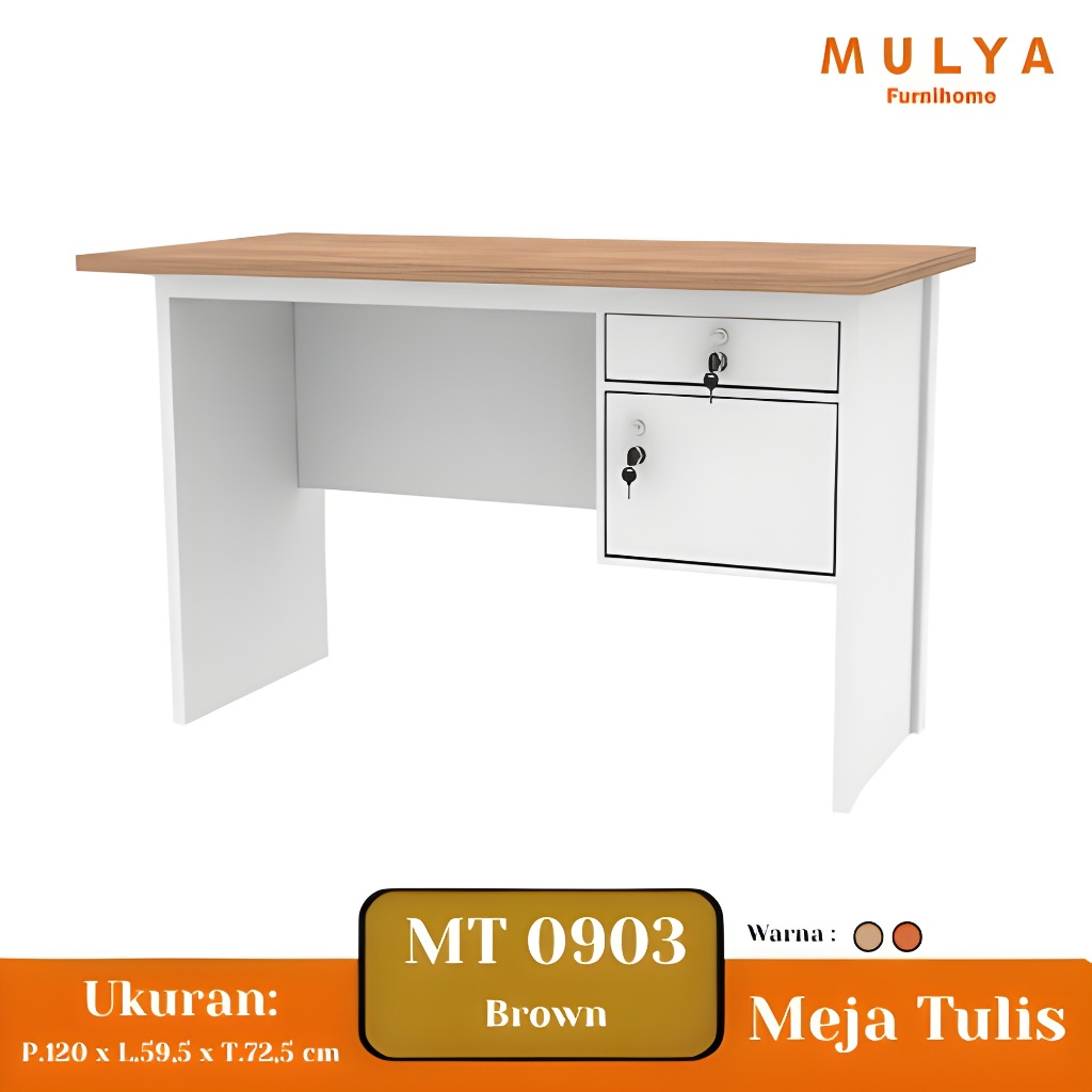 Meja tulis/Meja Kerja /Meja Kantor 1/2 biro /MT 0903