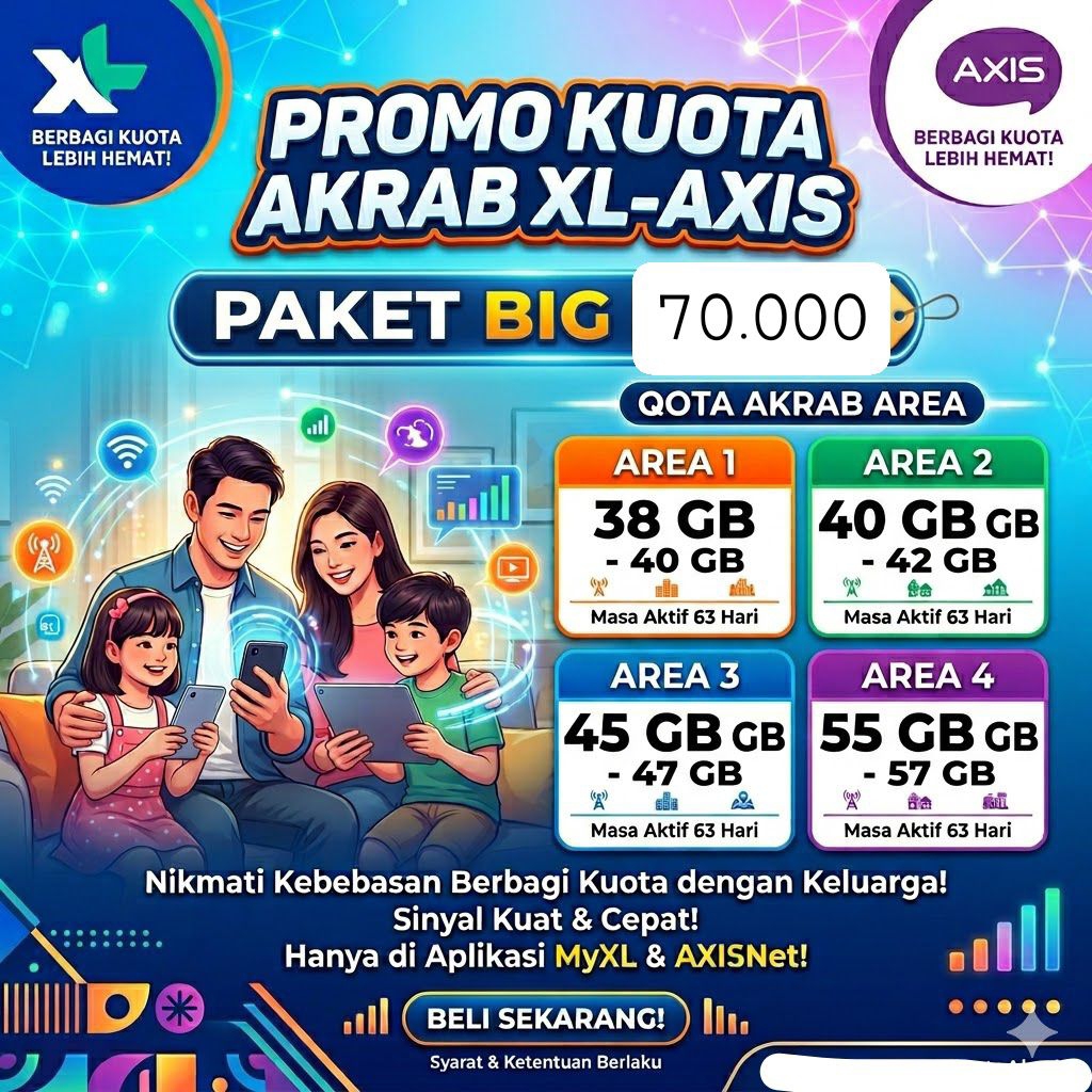 TERMURAH KUOTA AKRAB XL-AXIS