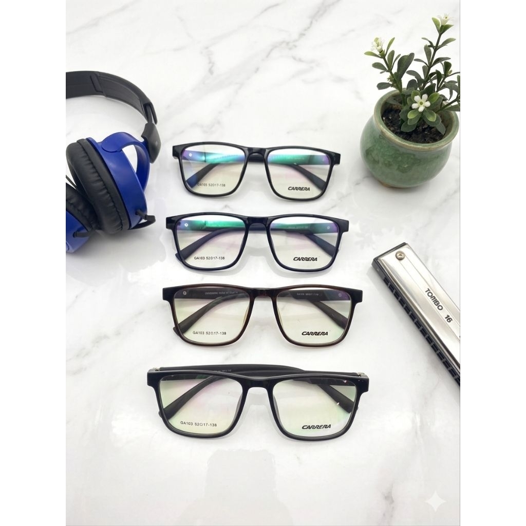 Frame Kacamata Carrera GA103 PC Lentur Pria dan Wanita