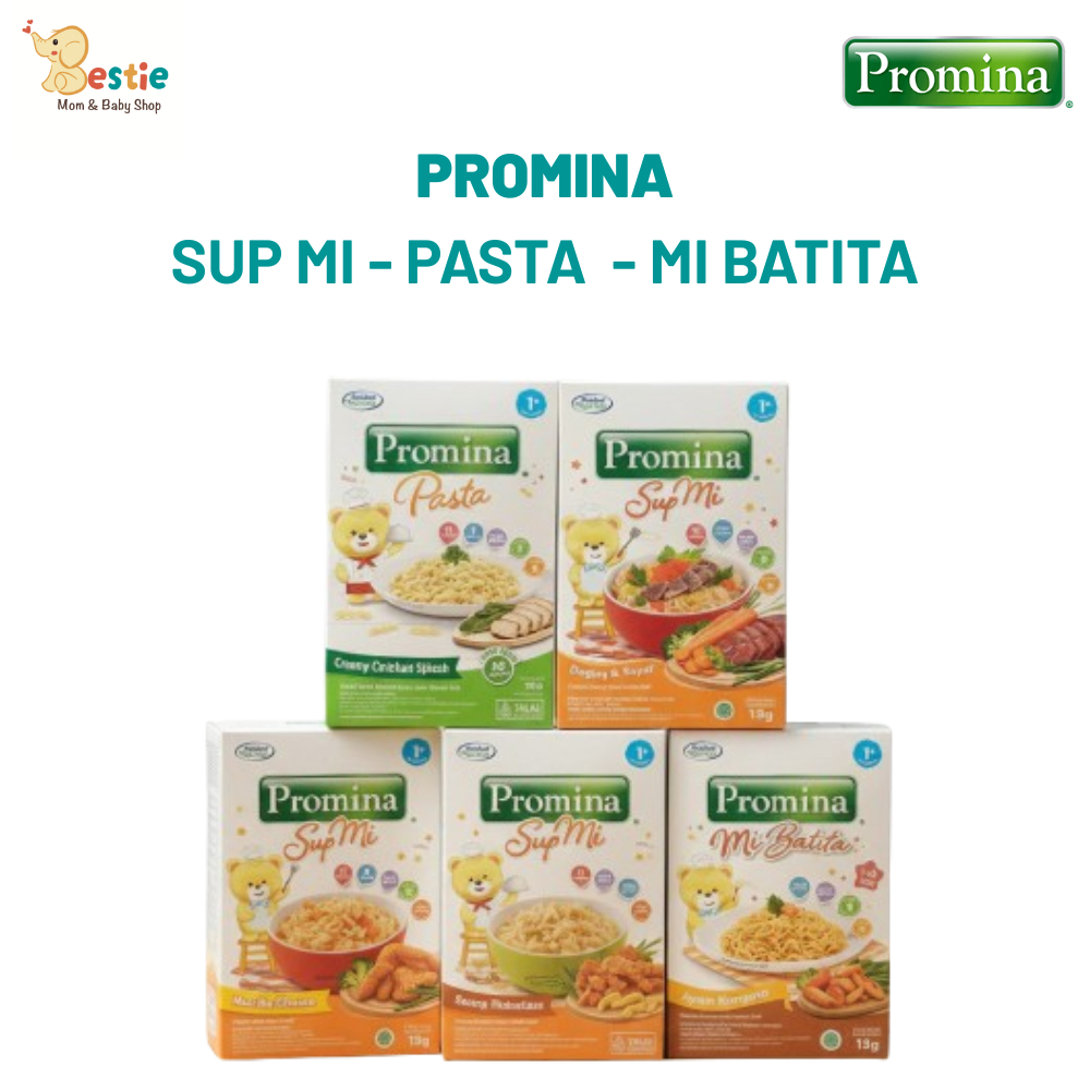 BESTIEBabyshop Promina Makanan MPASI Bayi 1+ Tahun Supmi Mi Batita Pasta