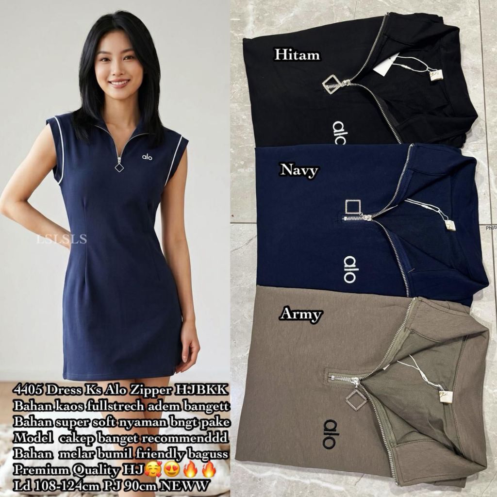 4405.DRESS KAOS ZIPPER HJ BANGKOK/DRESS KAOS/DRESS ZIPPER/DRESS BKK