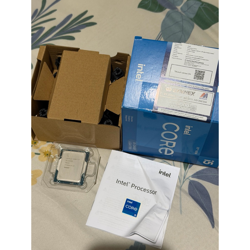Intel core i5-12400F LGA1700 second masih garansi