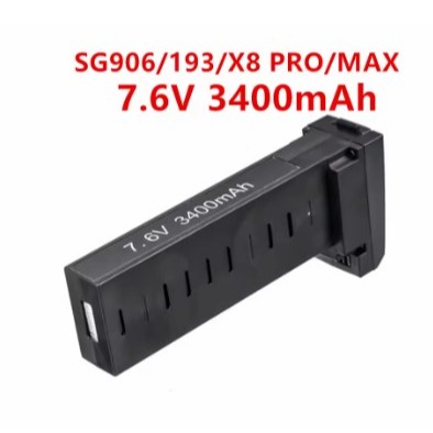 SG906 Pro/Pro 2/Max /X7 PRO/pro2 RC Quadcopter Drone Spare Parts 7.6V 3400mah LiPo Battery