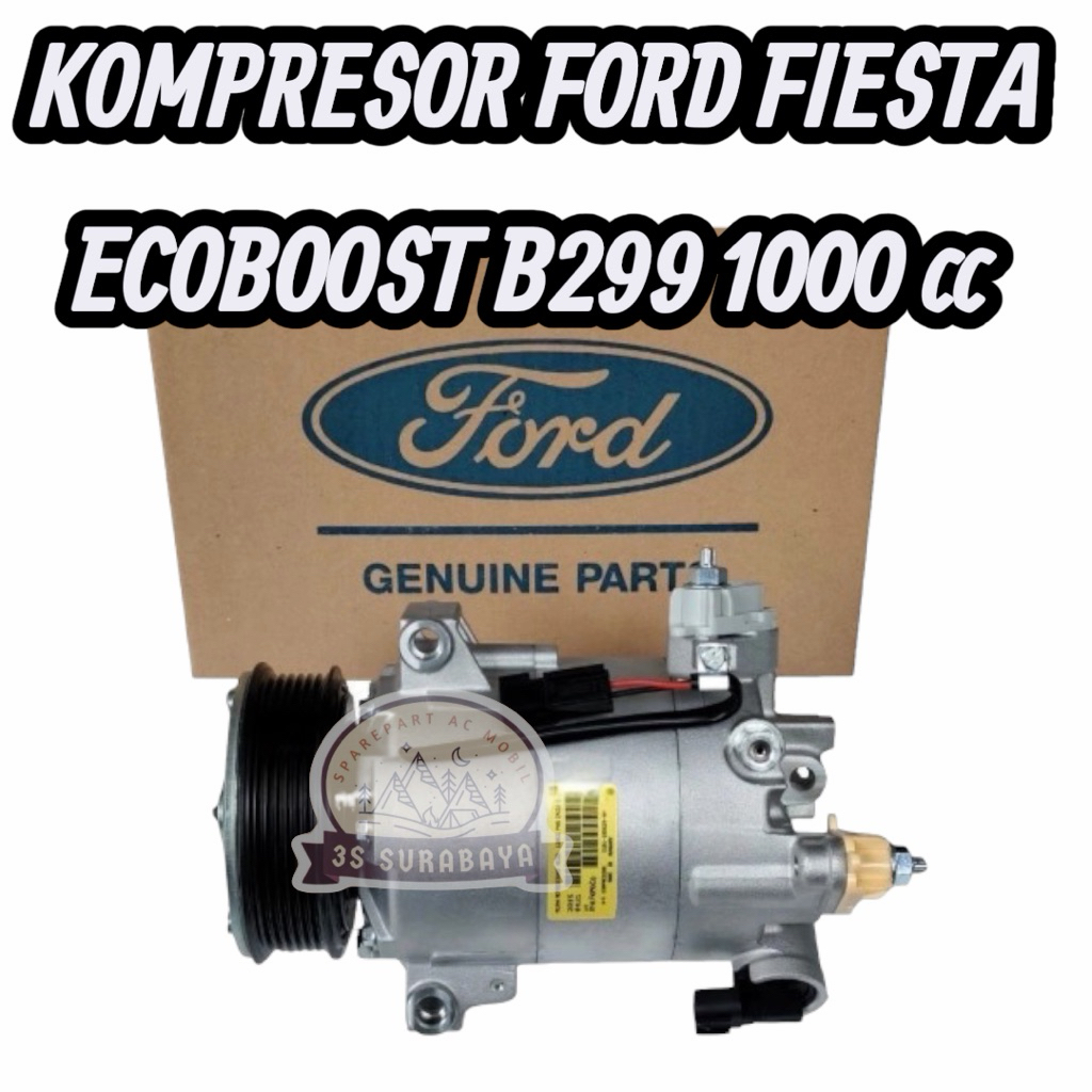 Compressor Compresor Kompressor Kompresor AC Merek FOMOCO untuk Mobil Ford Fiesta EcoBoost B299 ( En