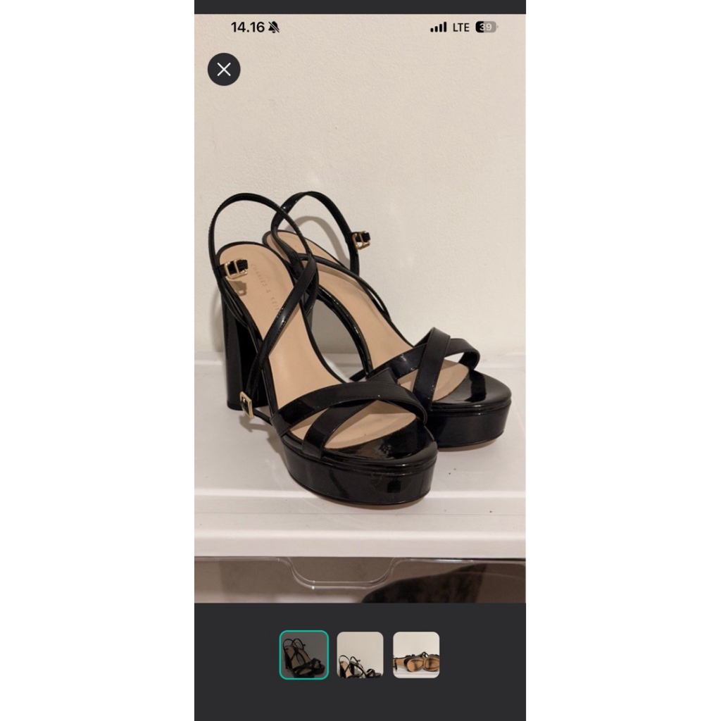 Heels Charles & keith (Preloved)