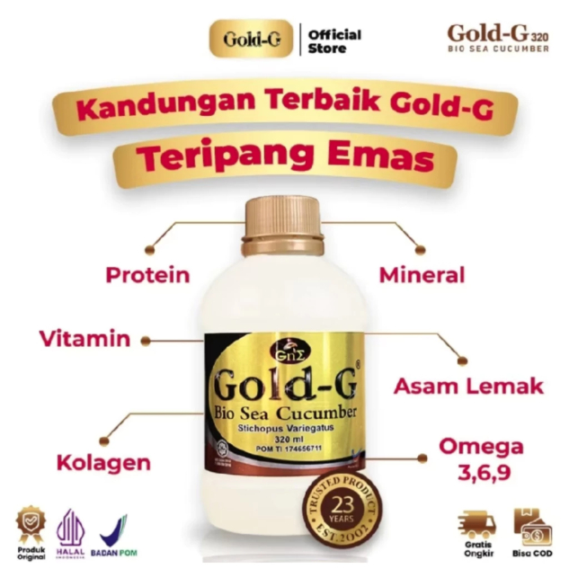 Jelly Gamat Laut Original Premium GOLD G Jelly Gamat
