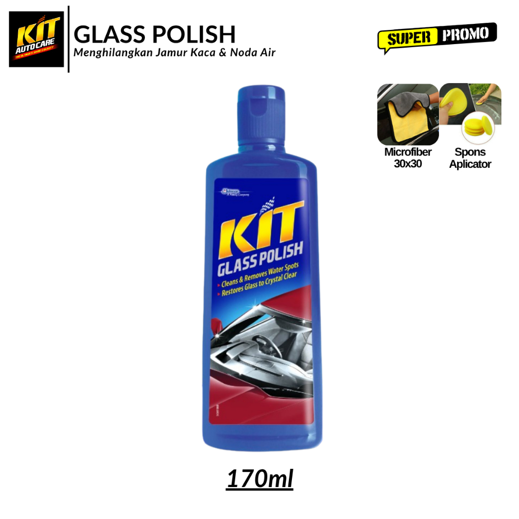 KIT Paket Perawatan Kaca Mobil