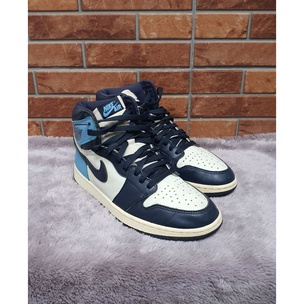 Sepatu Air Jordan 1 Obsidian Size 43 UPC Tembus