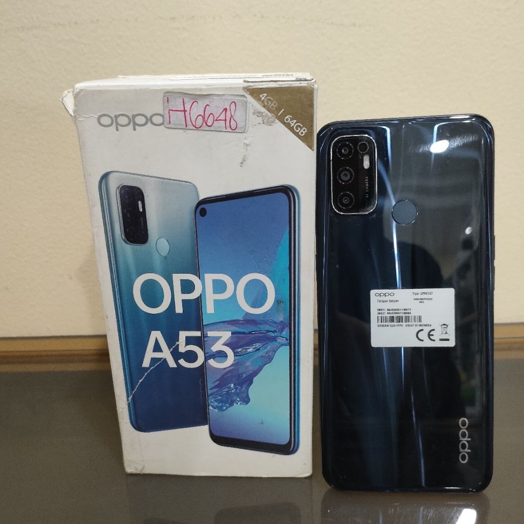 Handphone Oppo A53 Ram 4 64GB