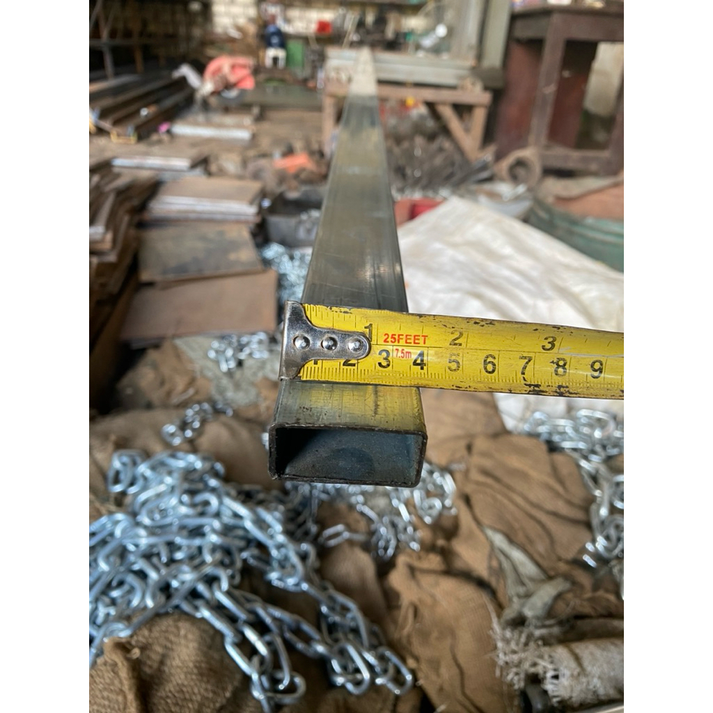 Pipa Kotak/Hollow Galvanis 2x4 Tebal 1,2mm Panjang 1 METER