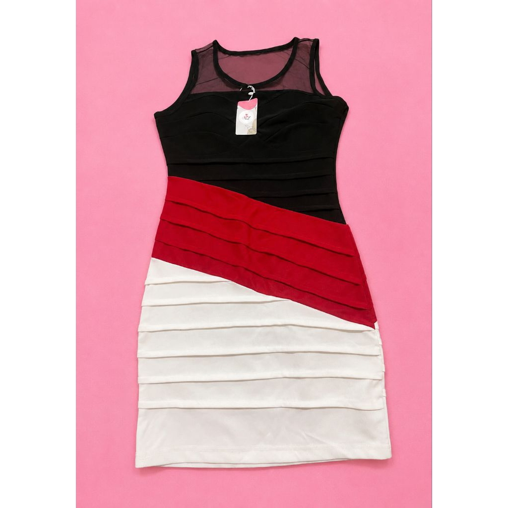 Midi Dress 3 Tone Sunly