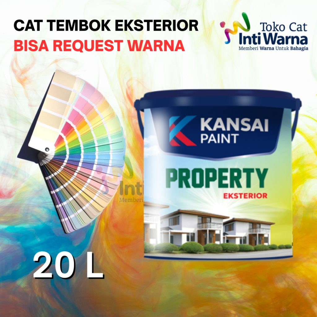 Cat Tembok Kansai Property Cat Exterior 25 kg putih