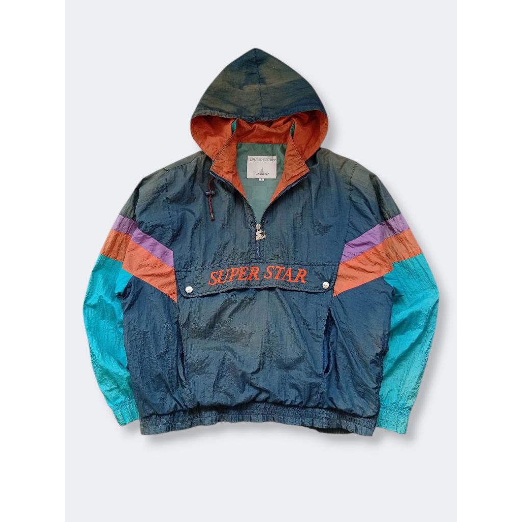 vintage jaket color block starter