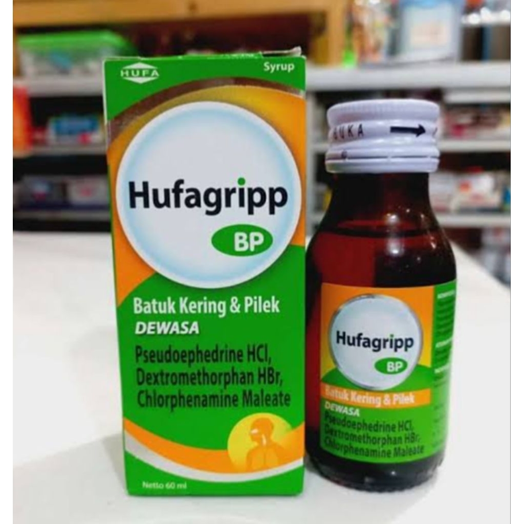 Hufagrip BP Dewasa Sirup & Hufagrip Tablet 1strip isi 10bj