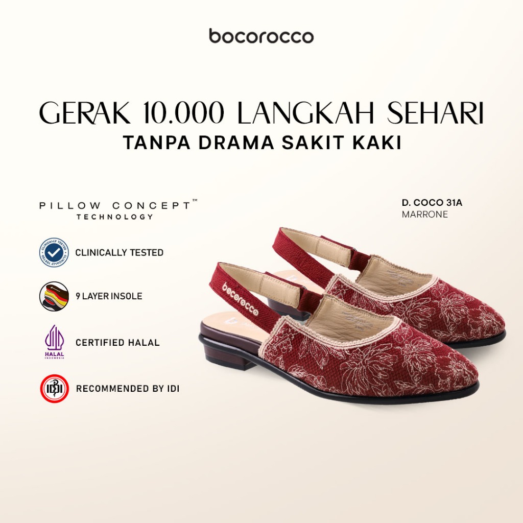 Bocorocco D. Coco 31a Maroone - Sepatu sandal
