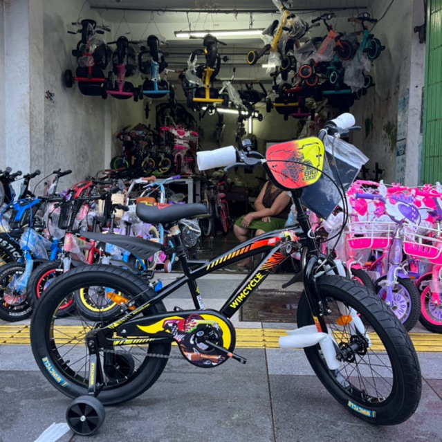 Sepeda Anak BMX 18 Inch Wimcycle Bigfoot (Rem V Brake) Ban 3.0