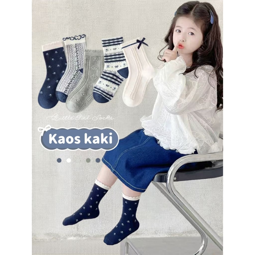 MinLiu Socks Kids / Kaos kaki anak laki-laki / Koas kaki anak perempuan