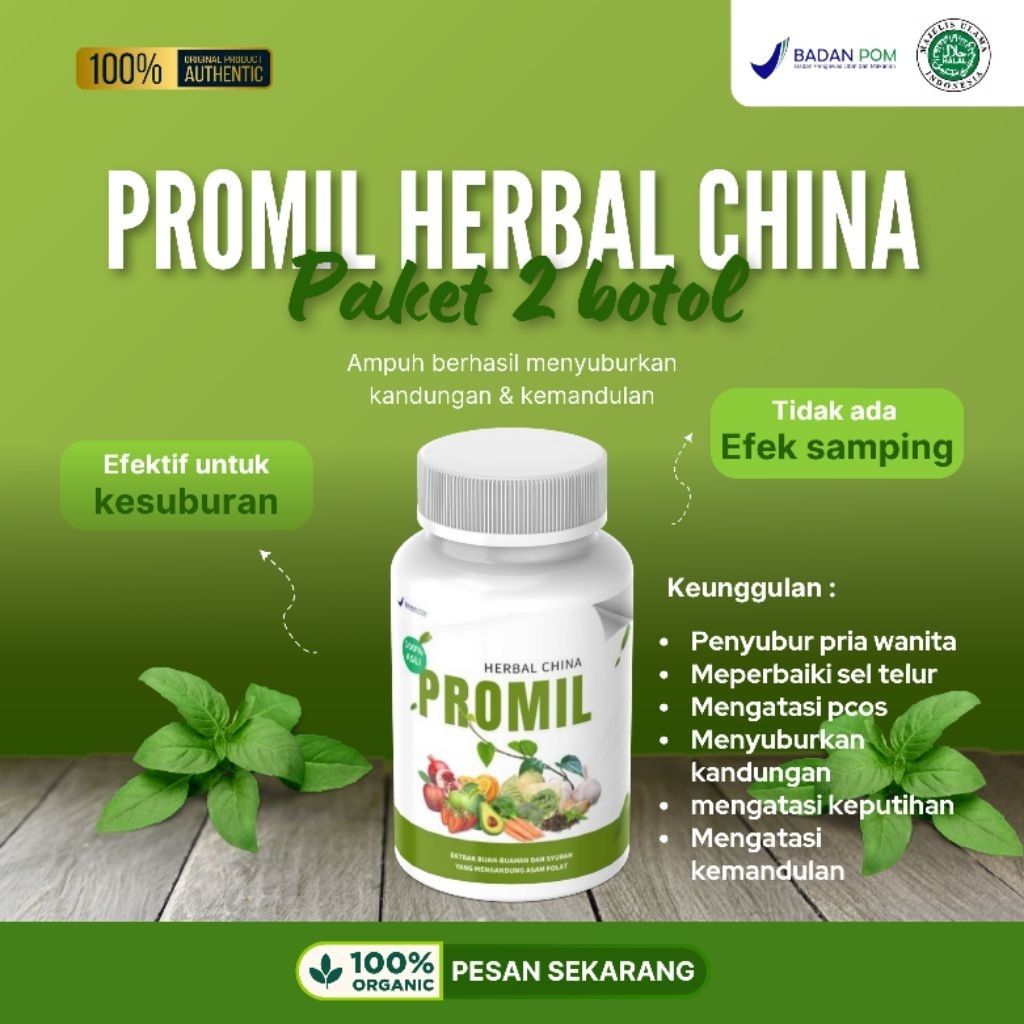 PROMIL HERBAL CHINA AMPUH Obat herbal promil kesuburan wanita dan pria, obat permasalahan hormon keh