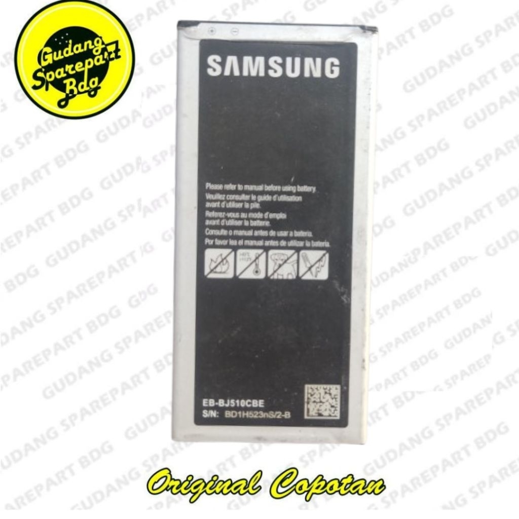 Baterai Samsung J5 2016 Model EB-BJ510CBE Second Original Copotan