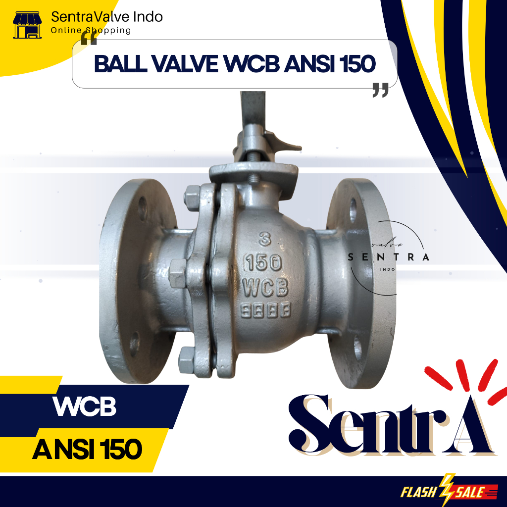 BALL VALVE ANSI 150 WCB 2" INCH FLANGE ORIGINAL