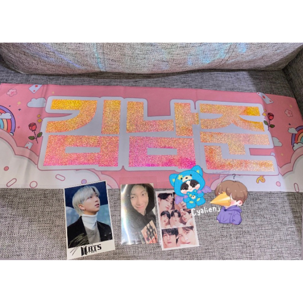 BTS SLOGAN FANSITE RM/NAMJOON REFLECTIVE (PRELOVED)