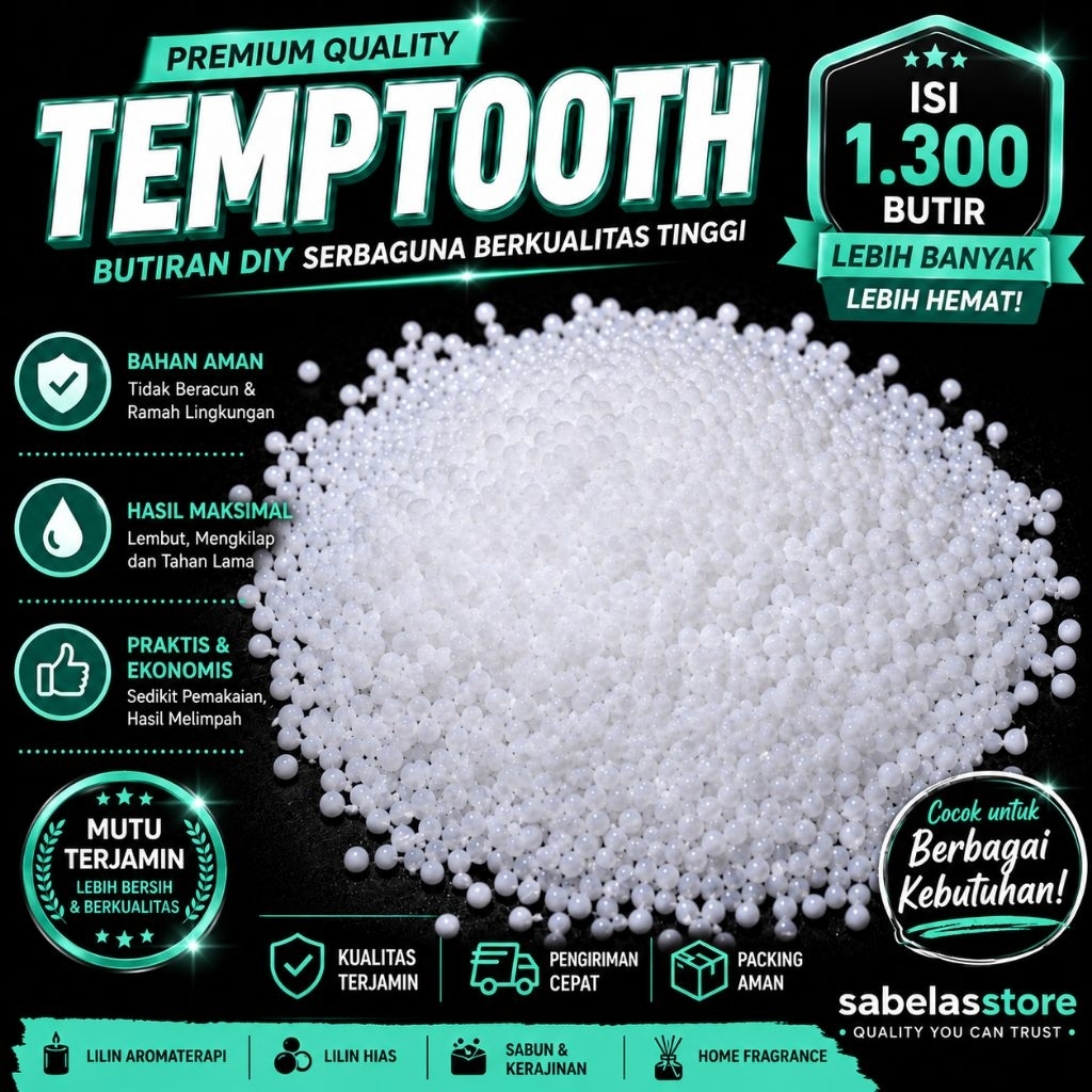 TEMPTOOTH ORI 1.300 BUTIR INDONESIA