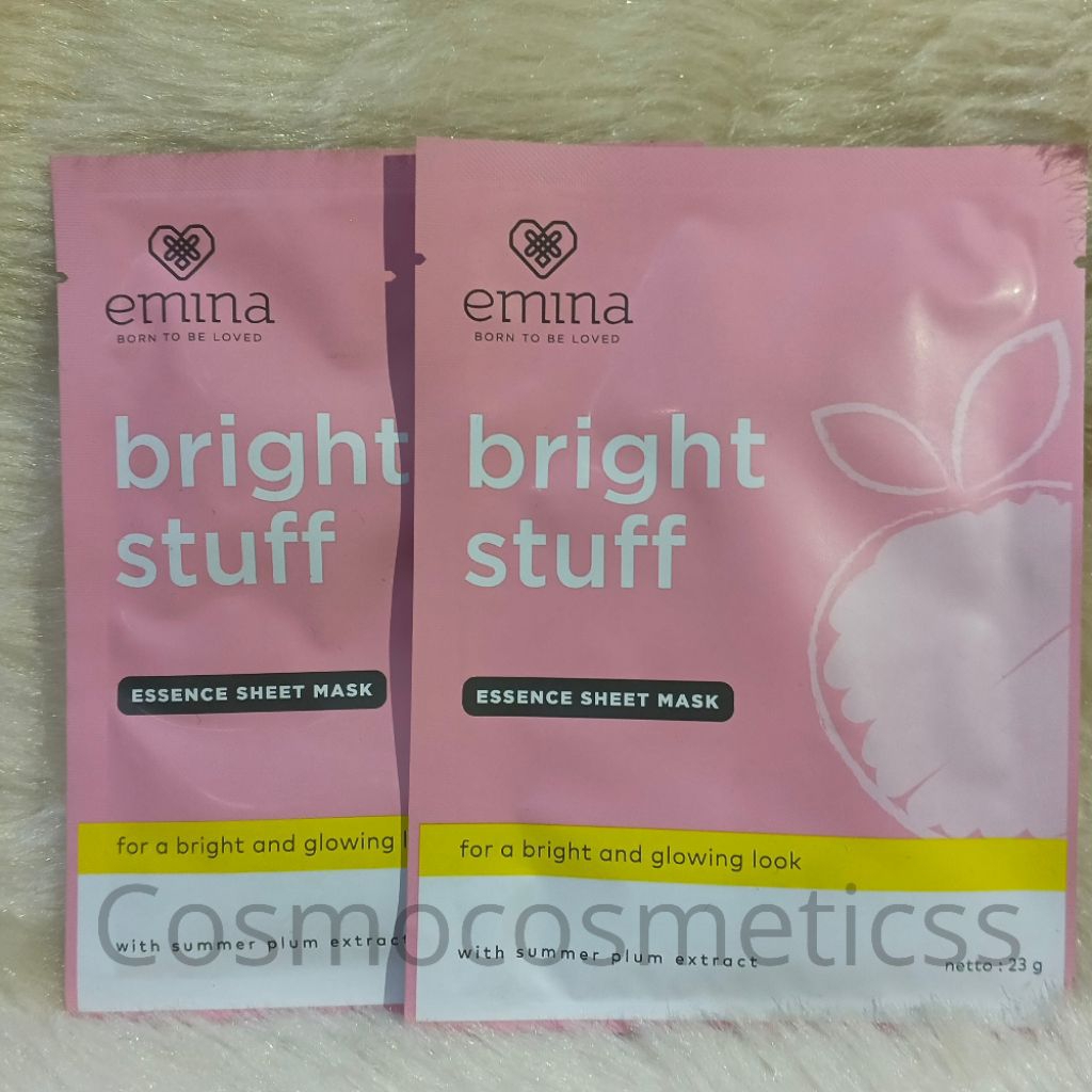 Emina Bright Stuff Essence Sheet Mask/Essence Sheet Mask Emina