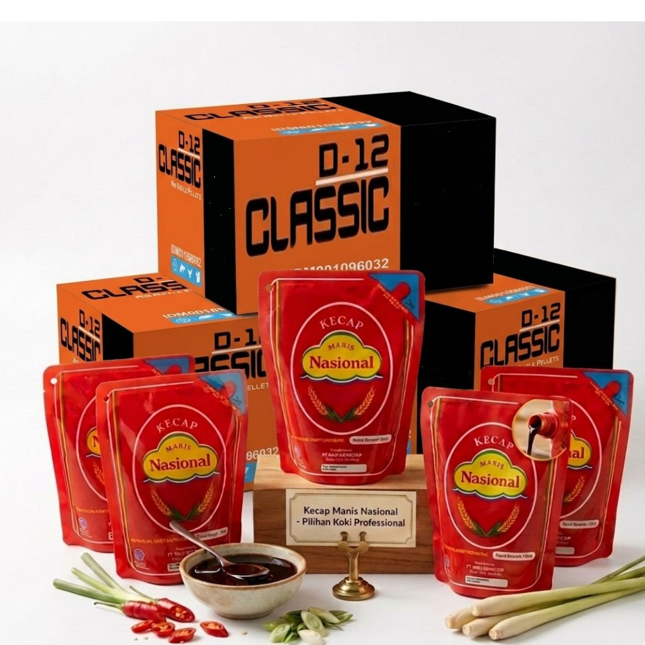 NASIONAL Kecap Manis JBS FLAT 12 Kualitas Premium Cocok Untuk Masakan Rumahan Kualitas EXPERT DOME