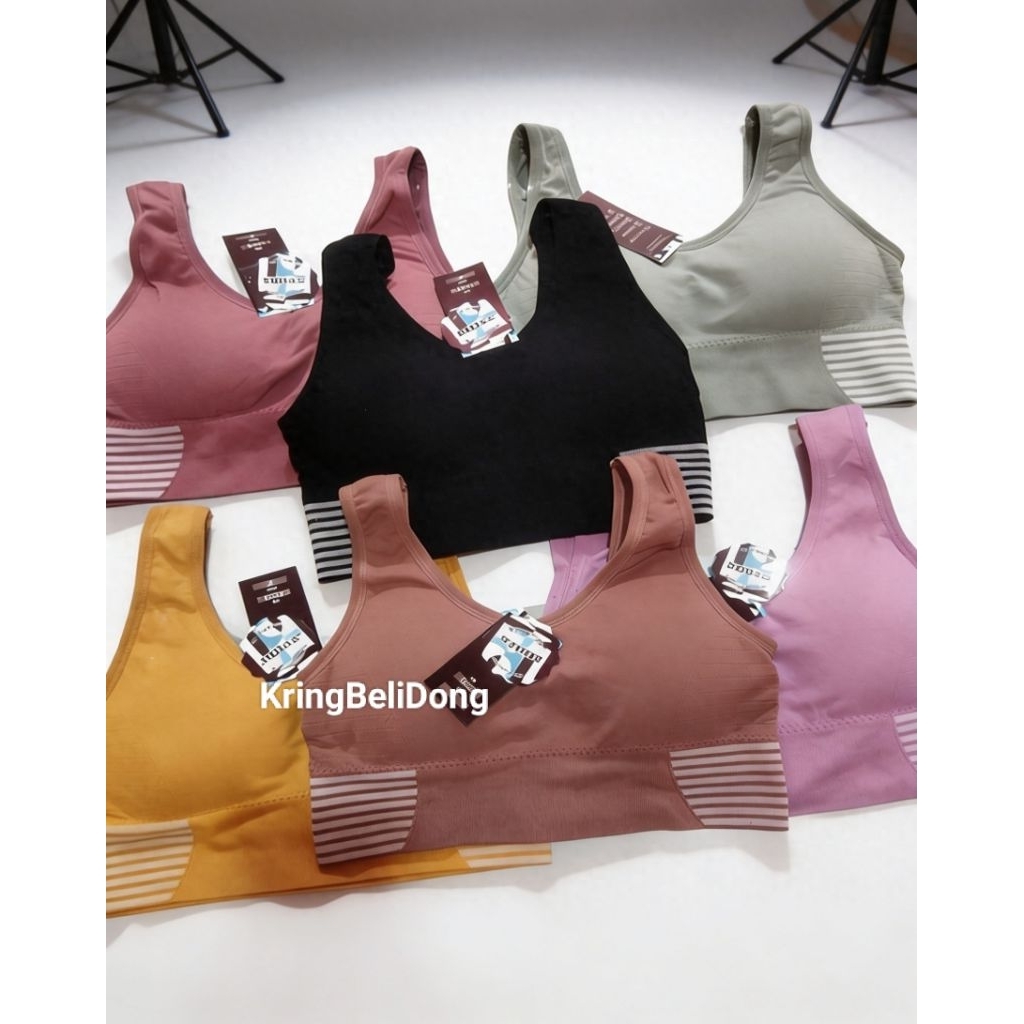 tanktop super soft bra/bh Fema pus up baju dalaman bra/bh