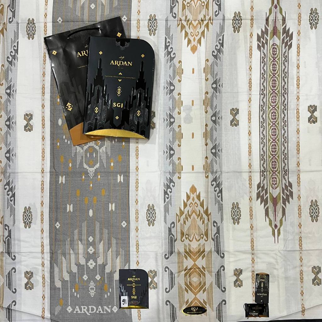 Sarung Ardan SGJ Songket Gunungan Jaquard Gold/ Sarung Ardan SGJ ORI