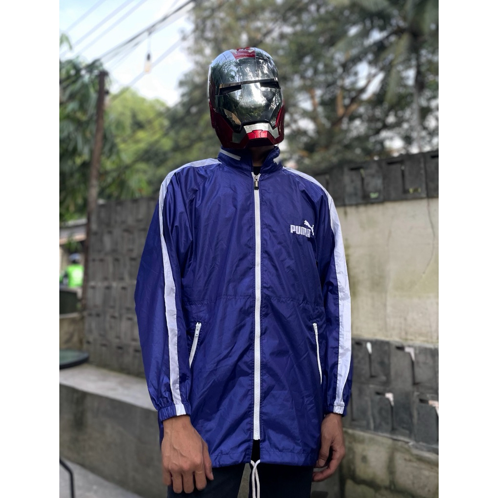 Puma windbreaker blue jacket original