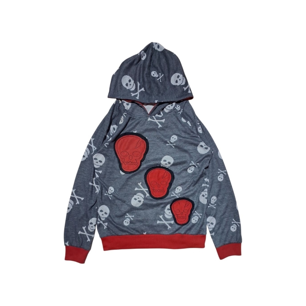Hoodie Y2K fullprint bordir
