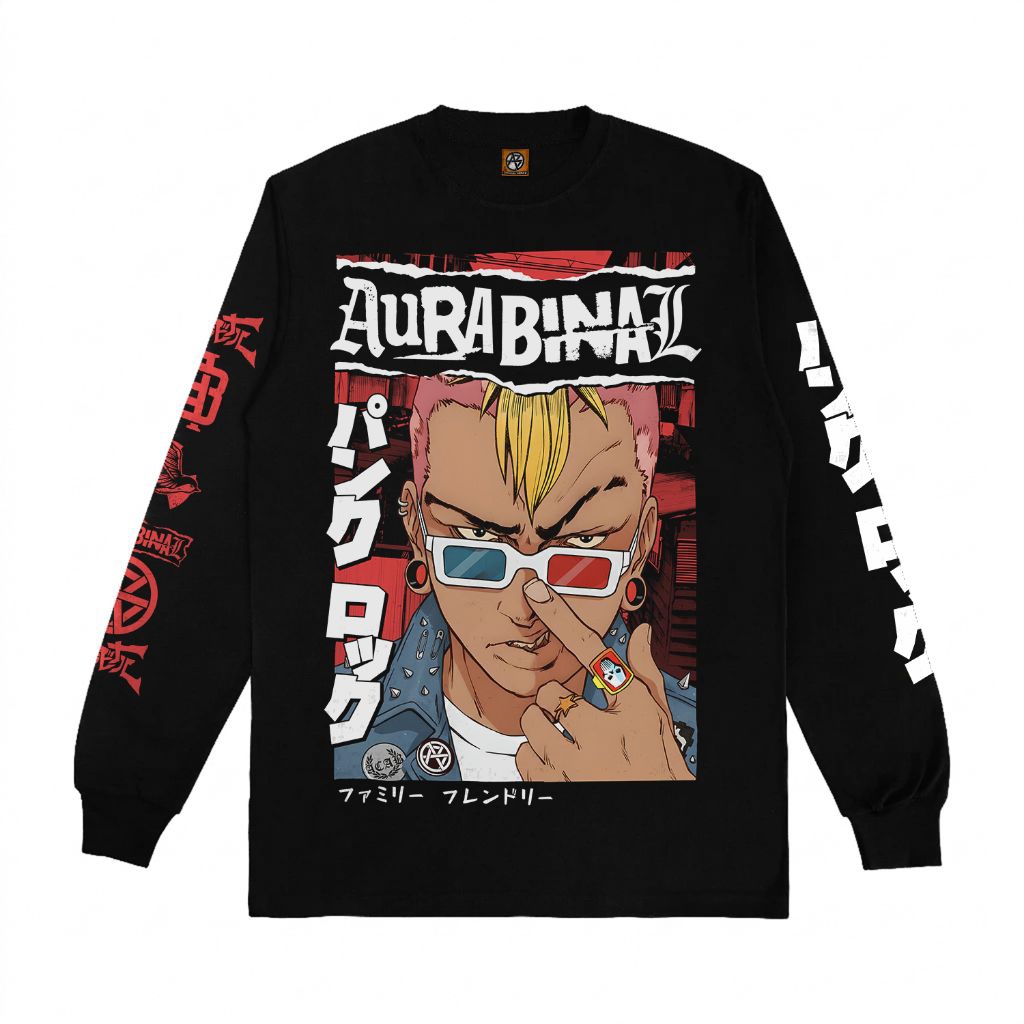 AURA BINAL - TS Longsleeve Official Merch - PUNXKID