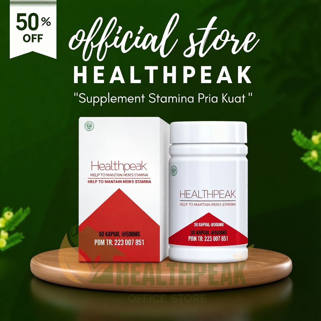 Healthpeak Original Suplemen Kesehatan Stamina Pria Herbal Alami