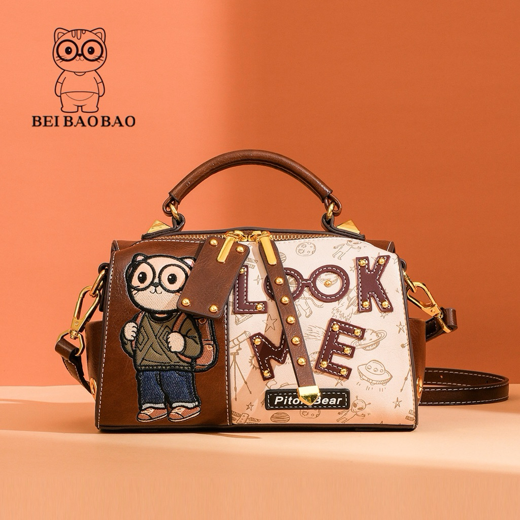 Sling Bag Piton Bear Look Me Tas Selempang Wanita